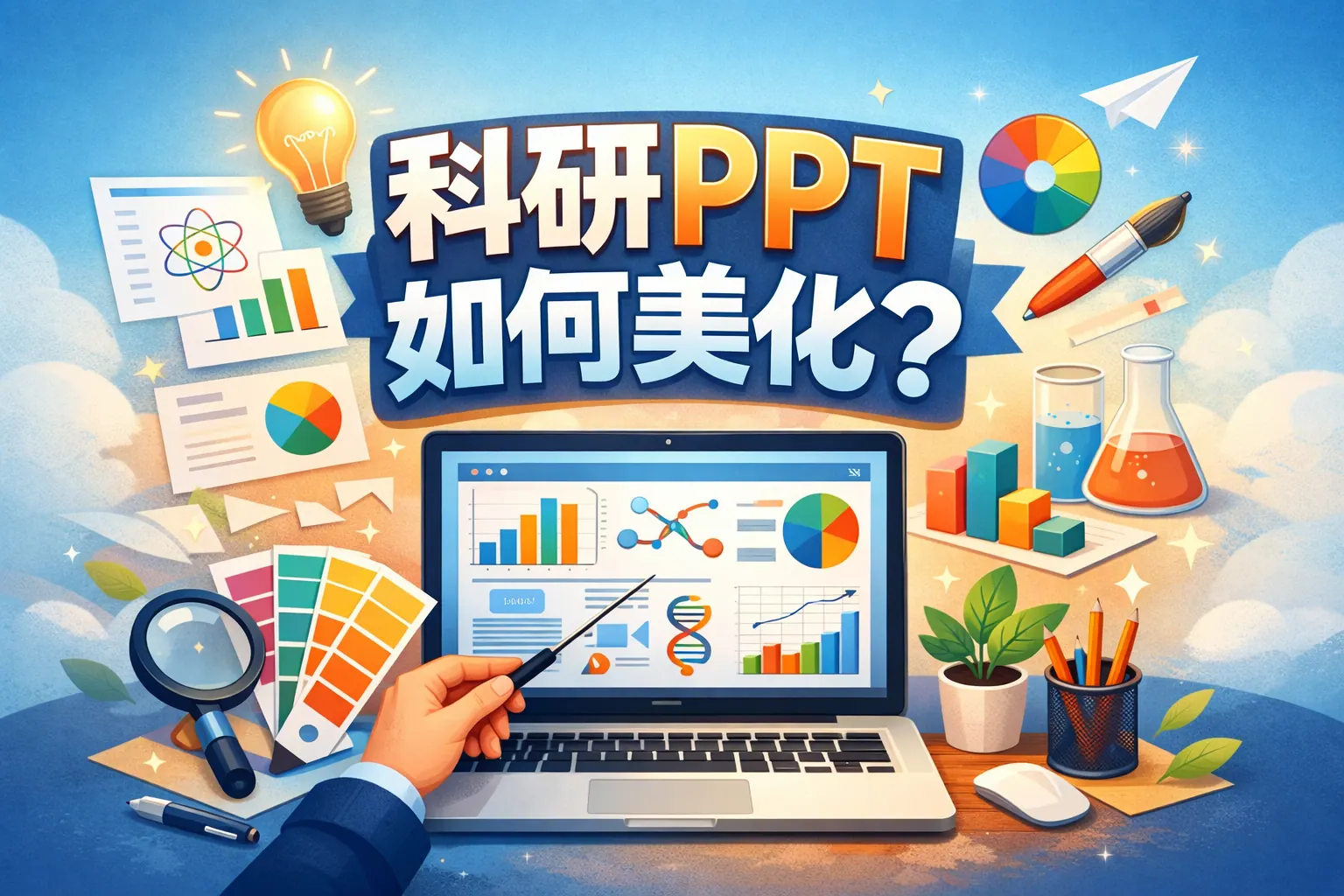 科研ppt如何美化