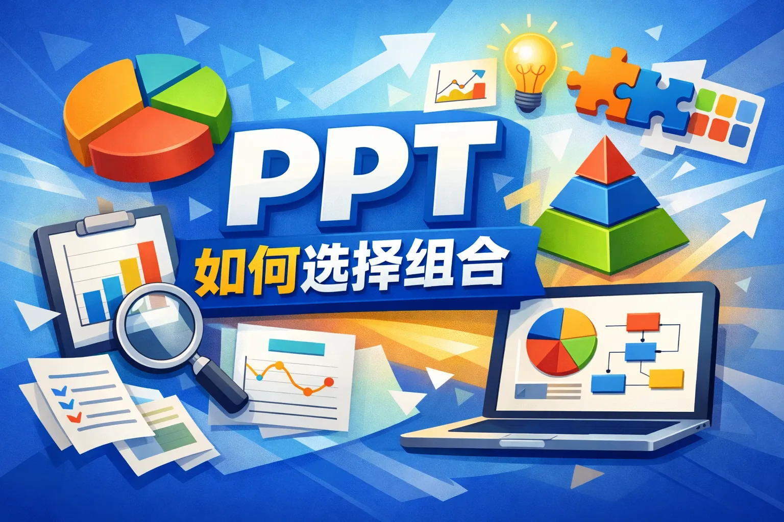 ppt如何选择组合的