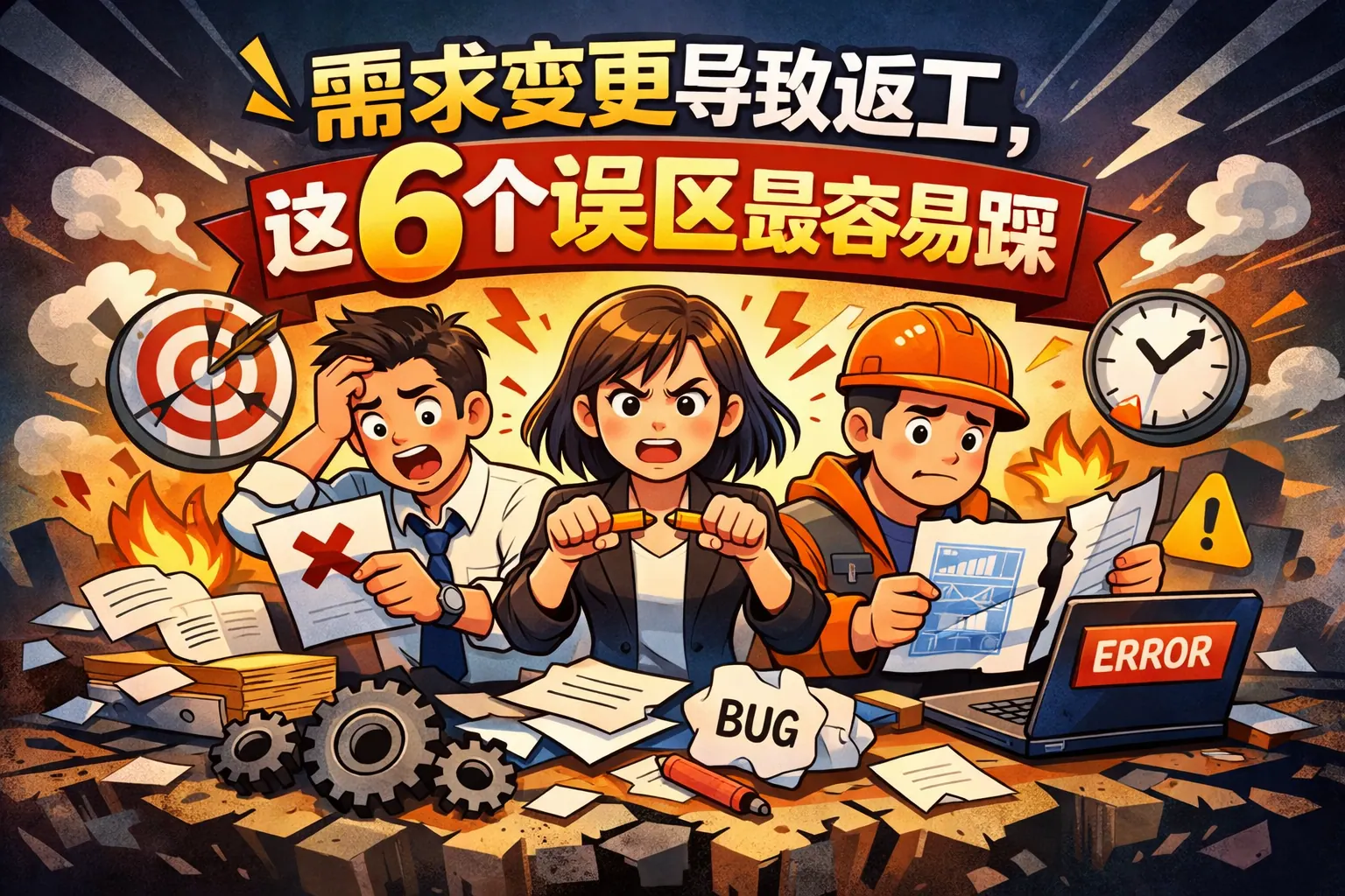 做需求变更导致返工,这6个误区最容易踩
