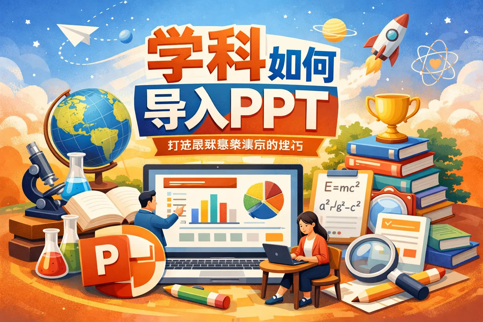学科如何导入ppt