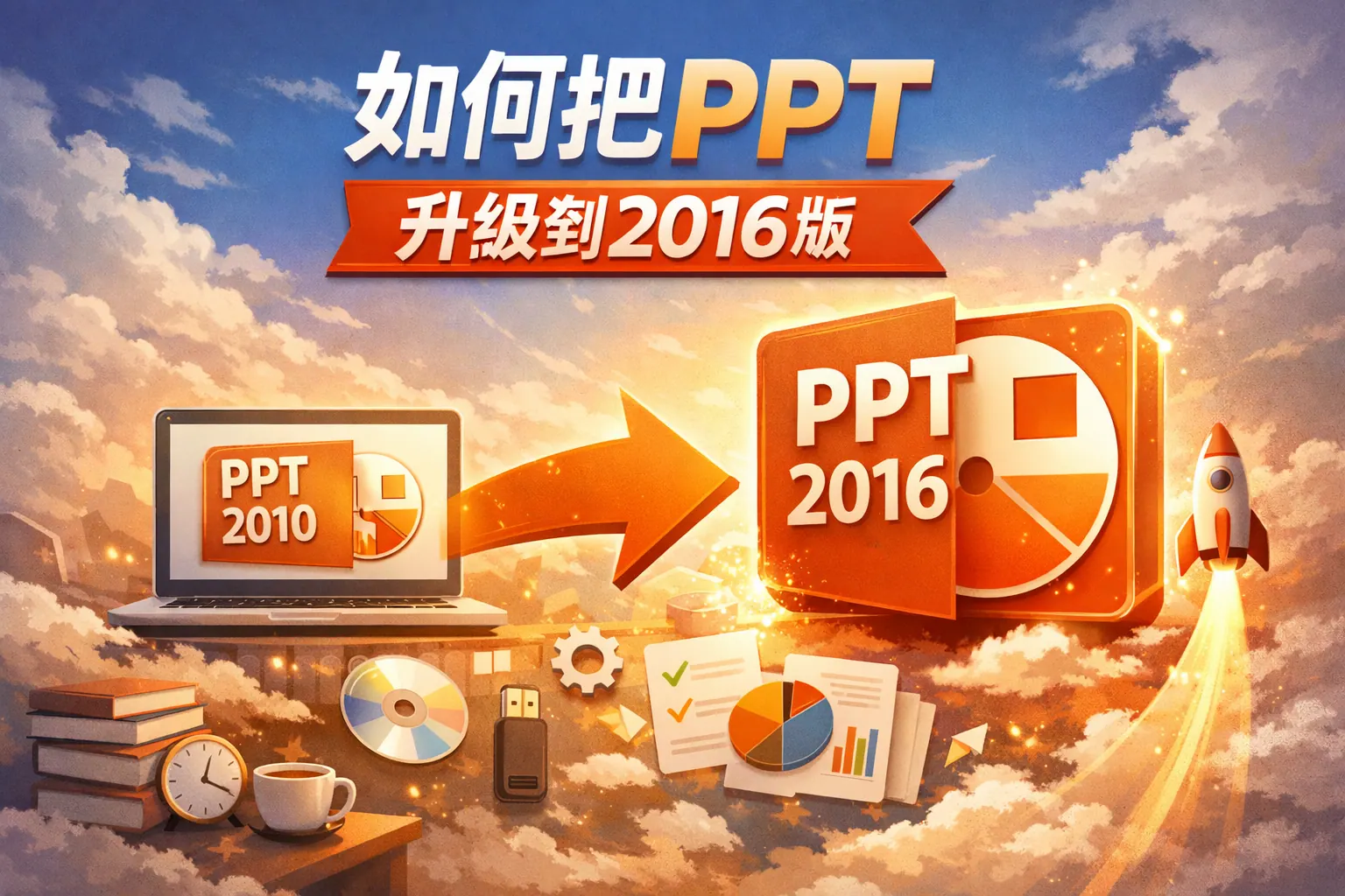 如何把ppt升级到2016版