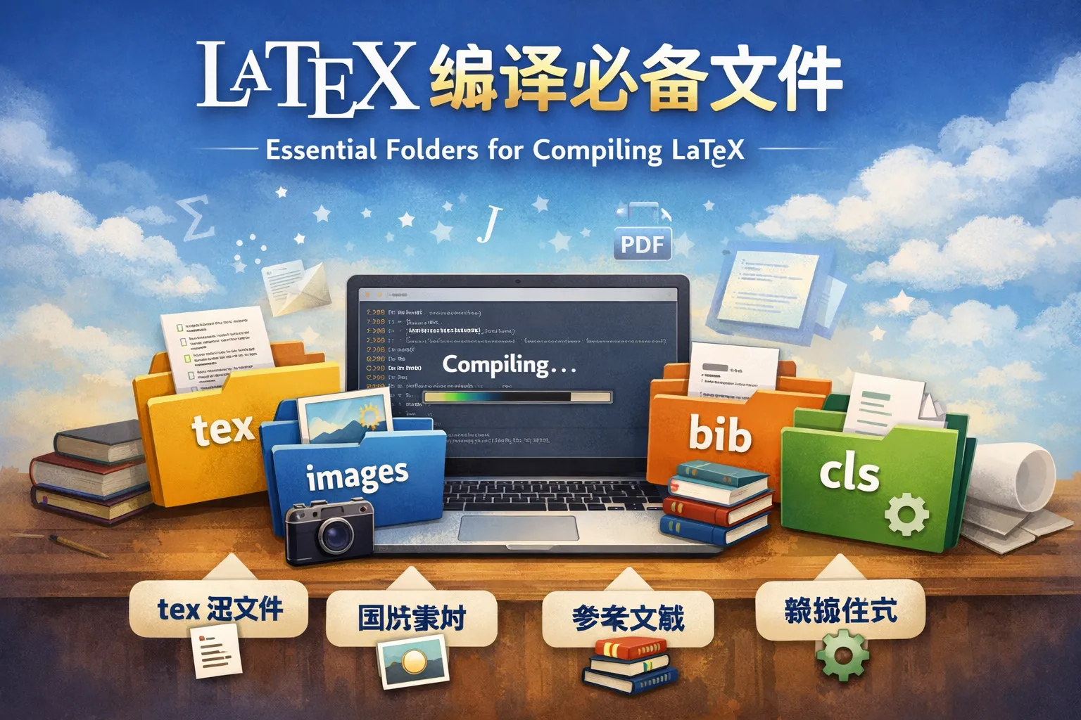 tex文档要成功编译需要哪些文件夹