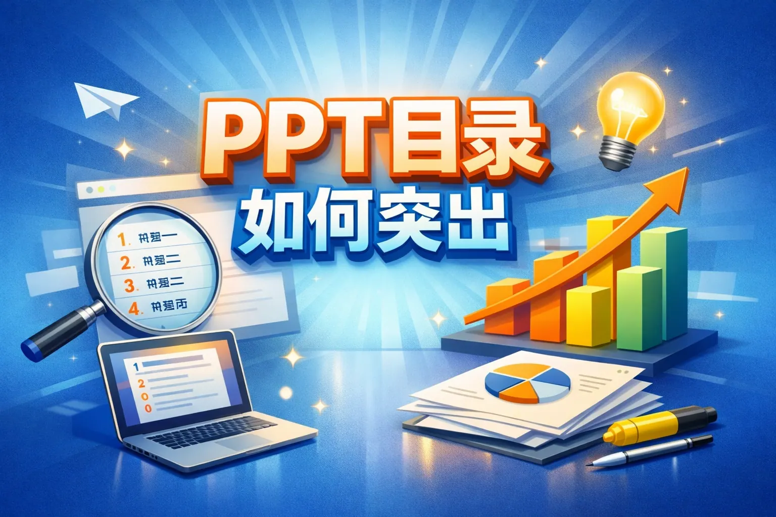 ppt目录如何突出