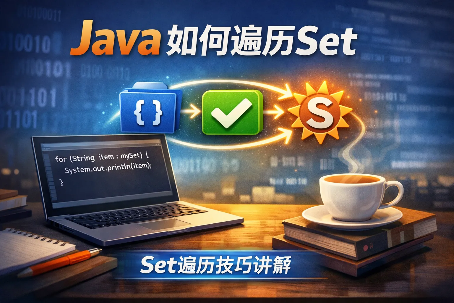 java如何遍历set