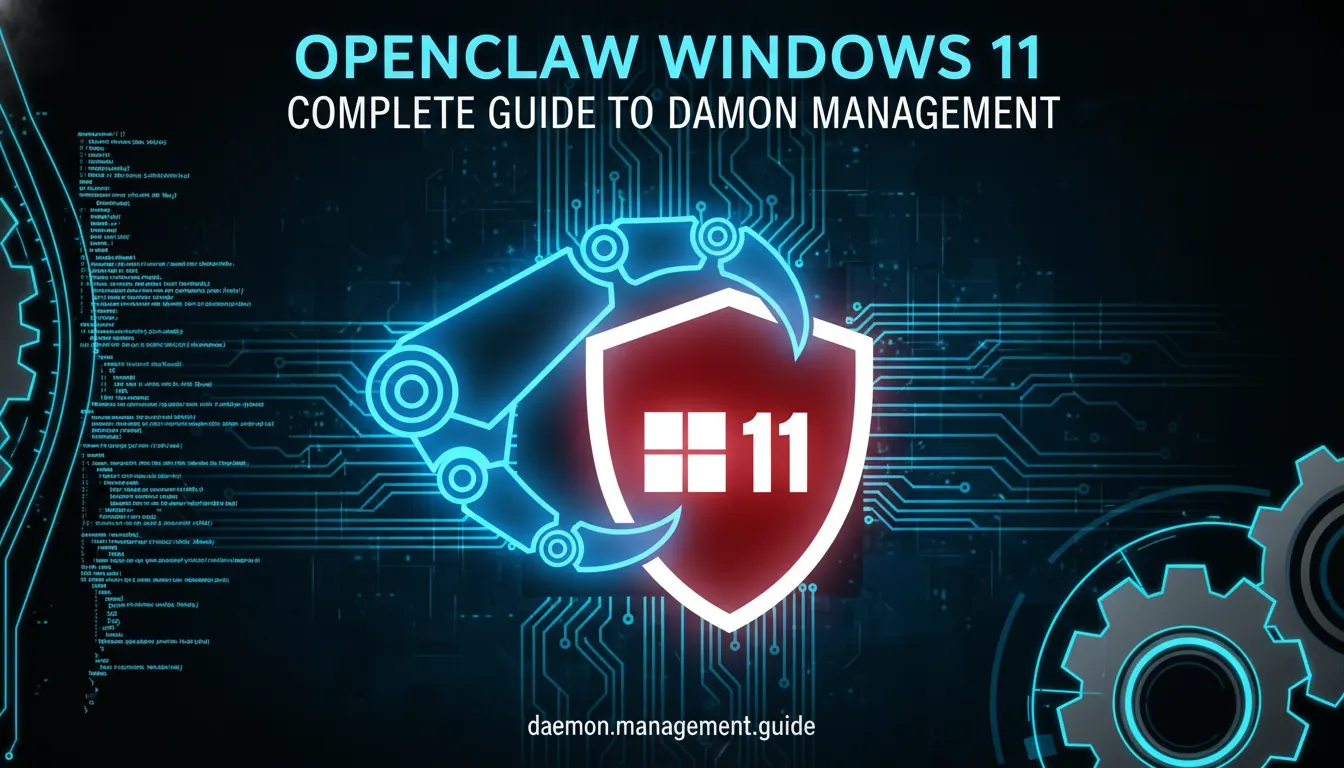 OpenClawWindows 11配置守护进程管理的完整步骤