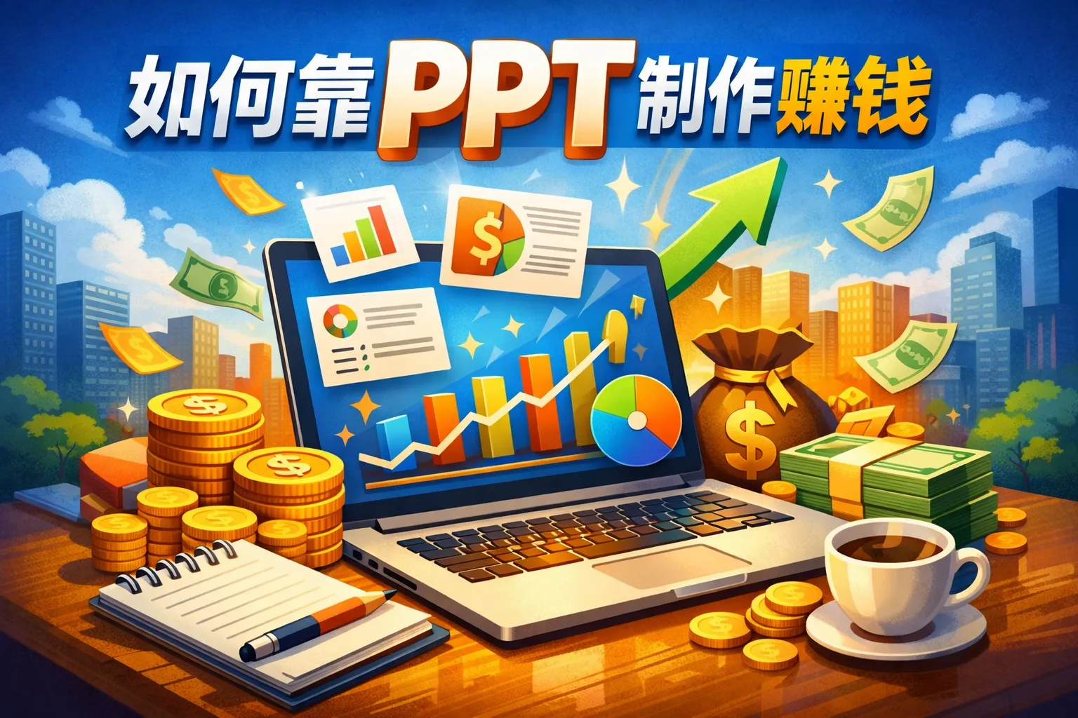 如何靠ppt制作赚钱