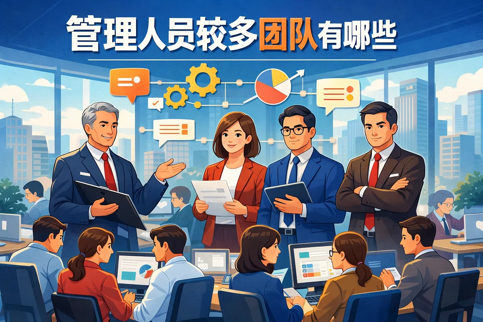 管理人员较多团队有哪些