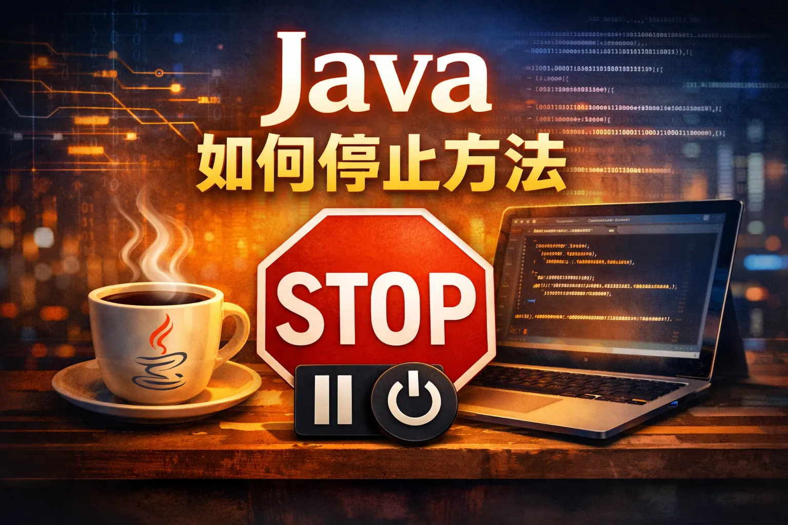 java如何停止方法