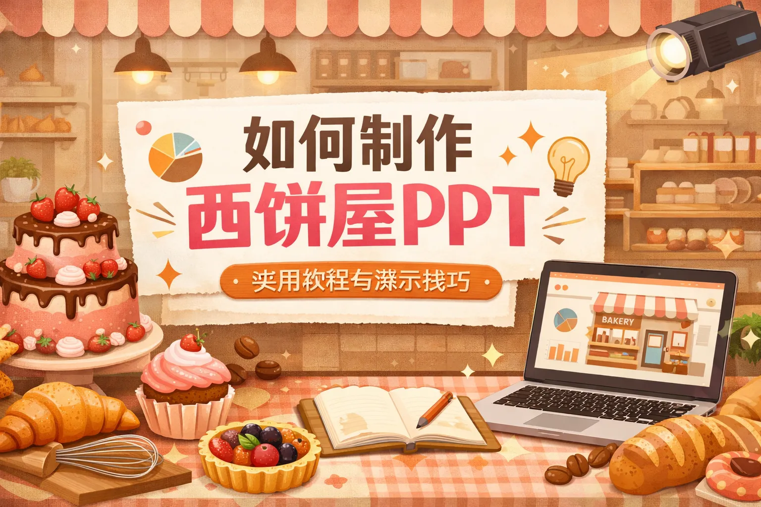 如何制作西饼屋ppt
