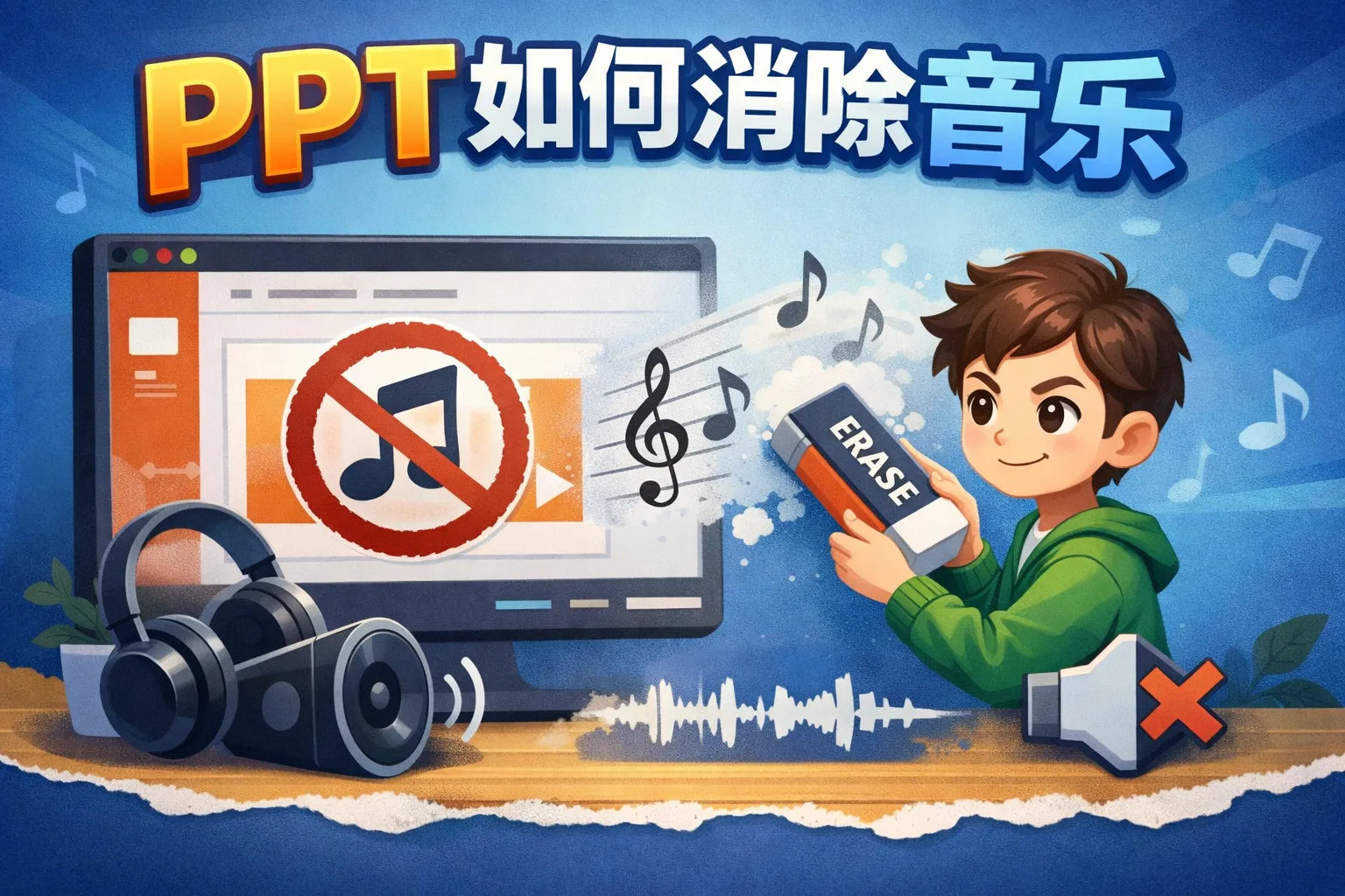 ppt如何消除音乐