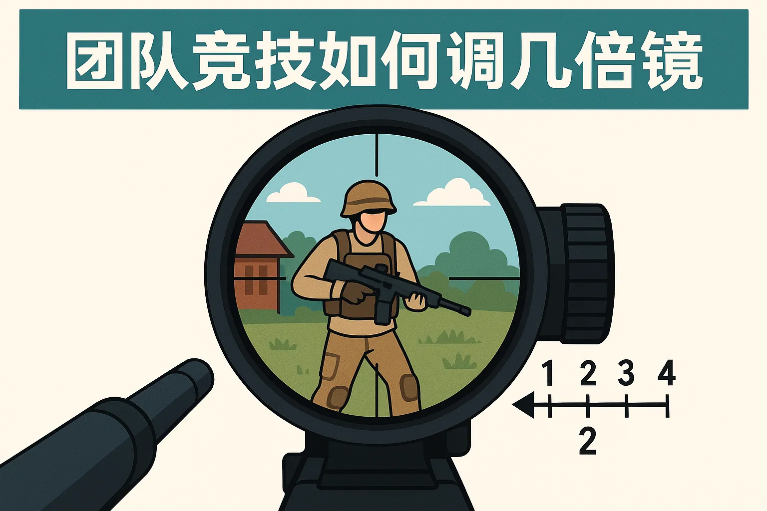 团队竞技如何调几倍镜像