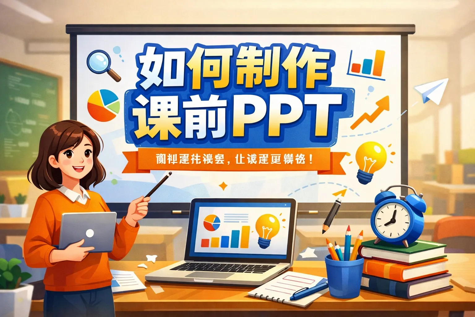 如何制作课前ppt
