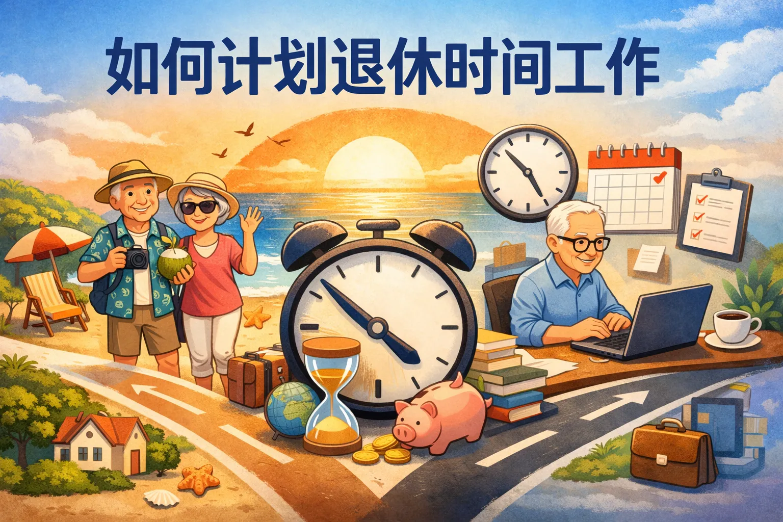 如何计划退休时间工作