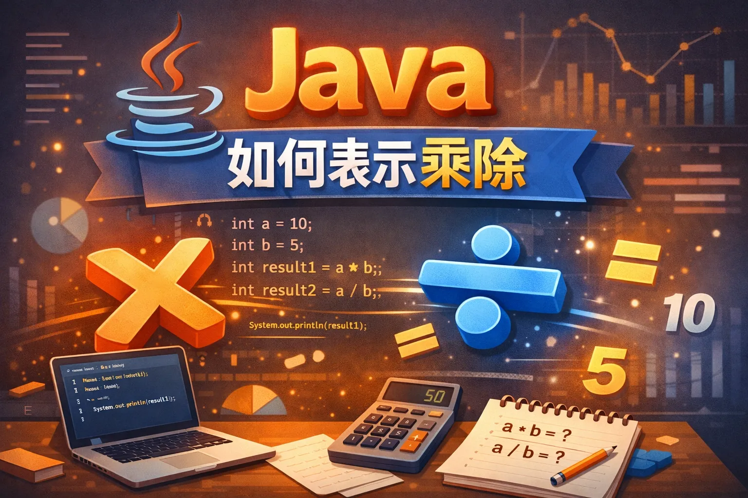 java如何表示乘除