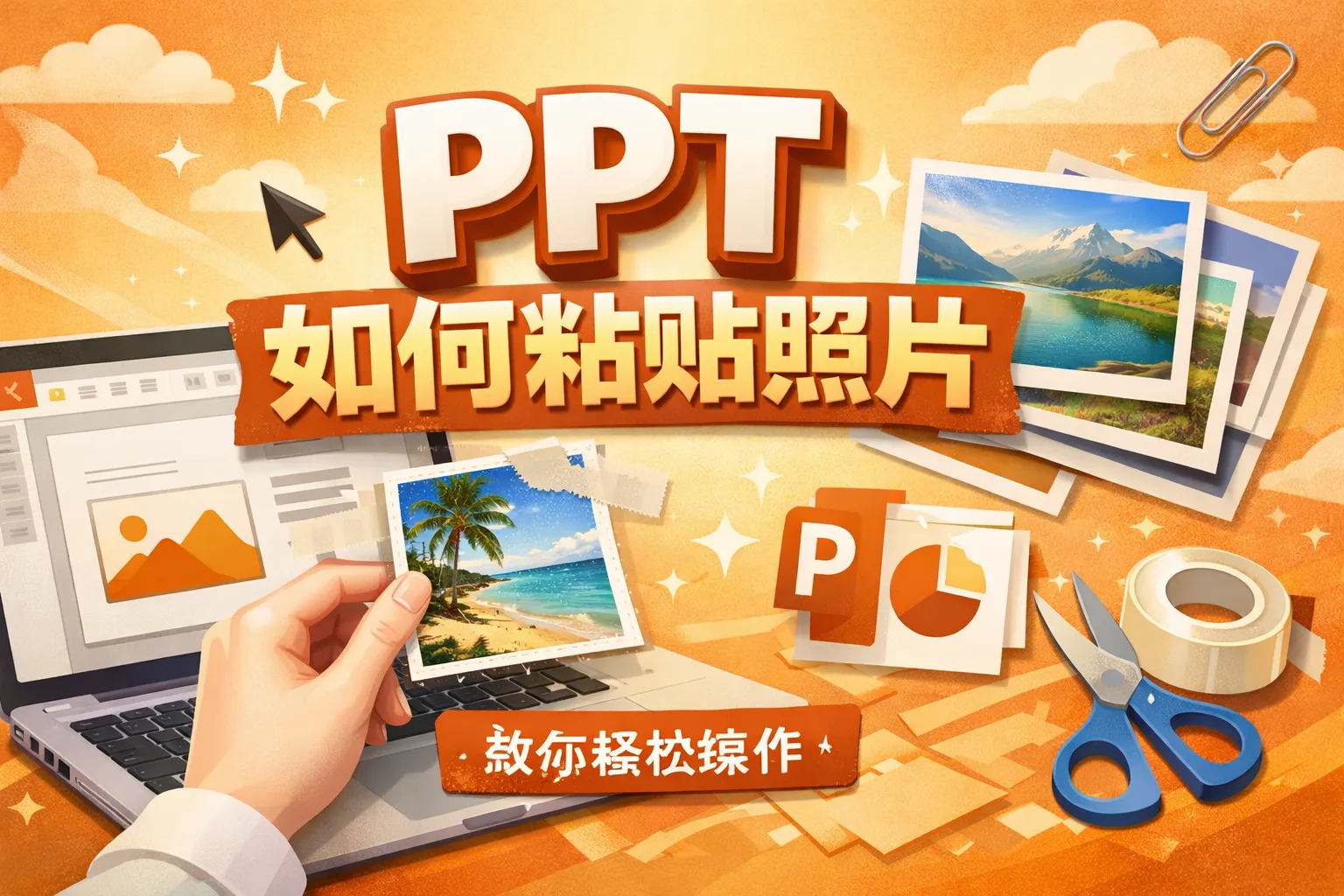 ppt如何粘贴照片