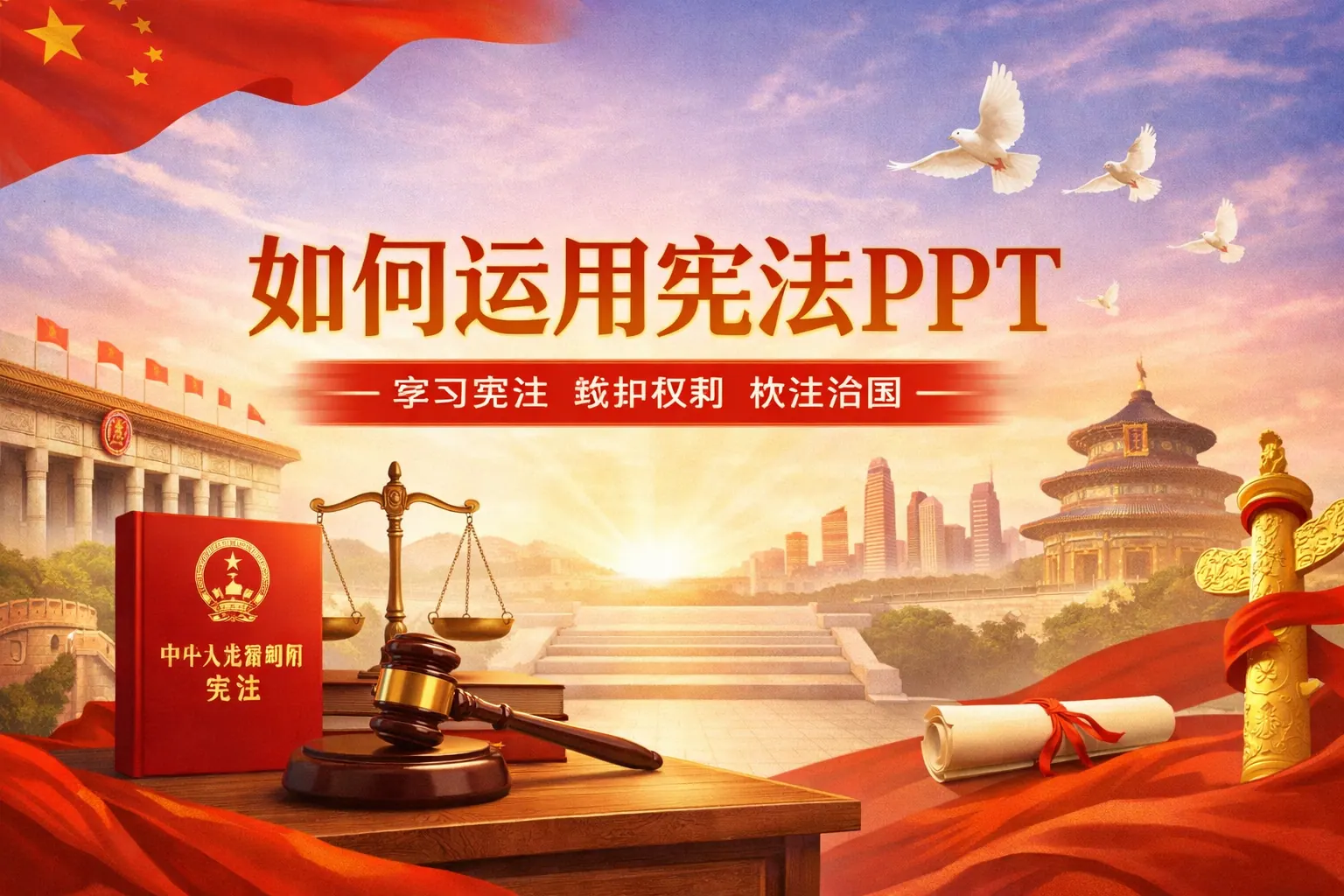 如何运用宪法ppt
