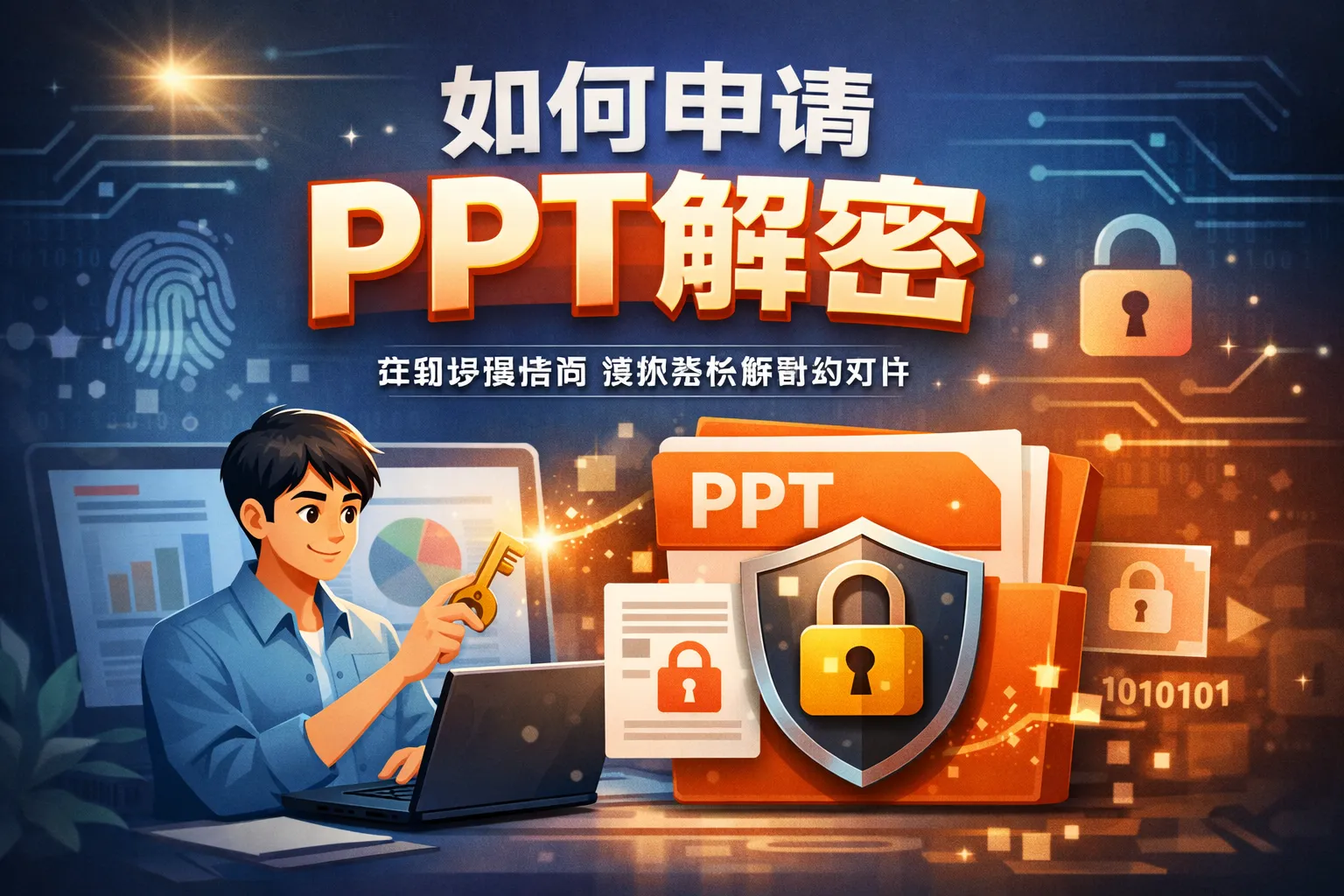 如何申请PPT解密