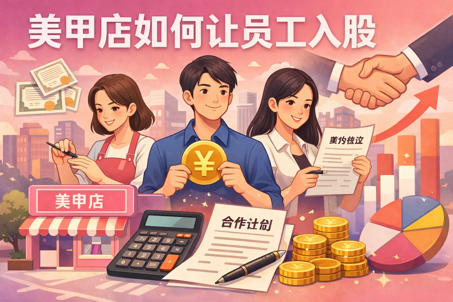 美甲店如何让员工入股