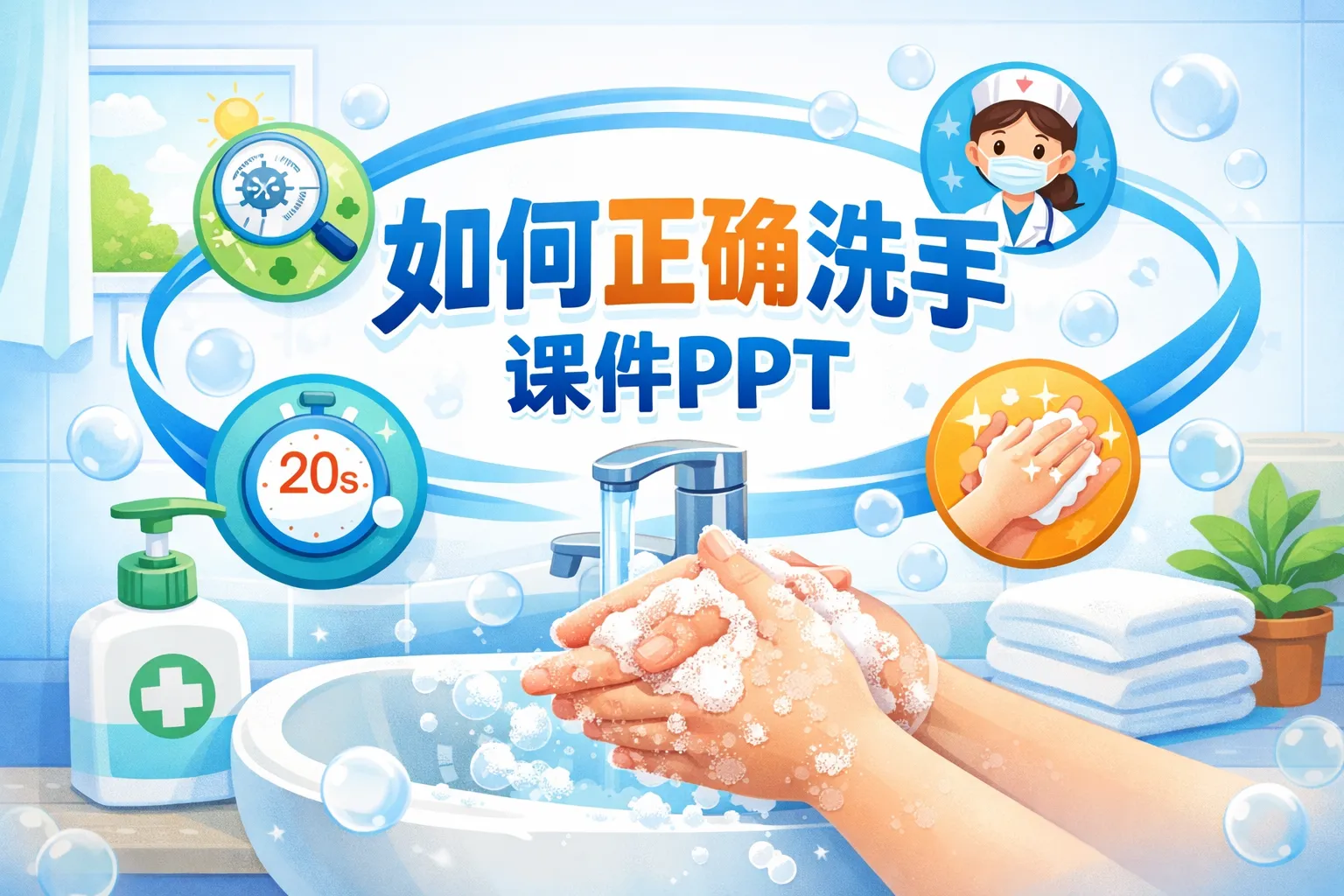 如何正确洗手课件ppt