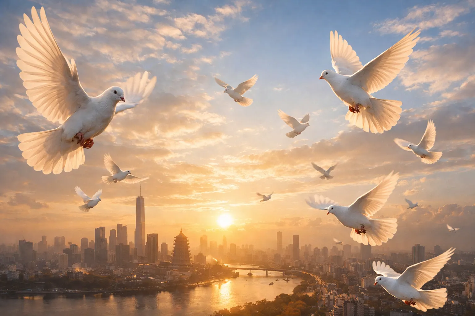 ppt中的图片如何变成鸽子飞