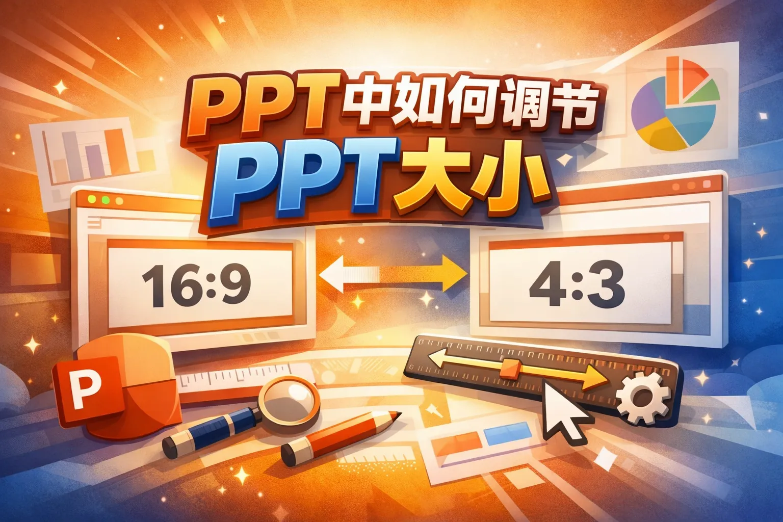 ppt中如何调节ppt大小