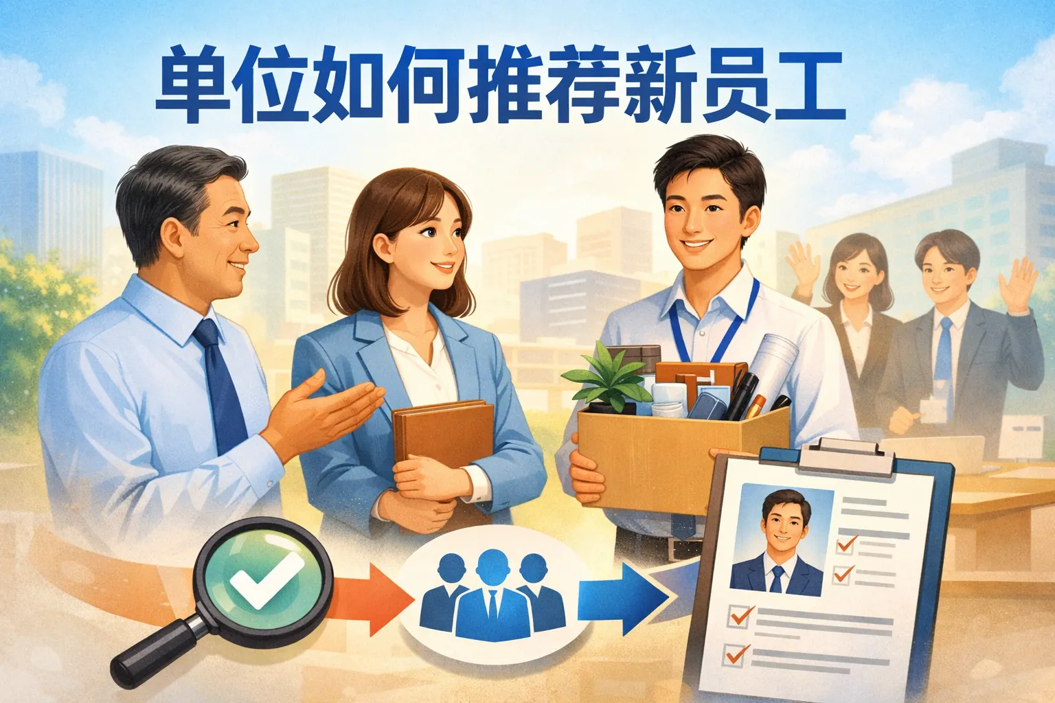 单位如何推荐新员工
