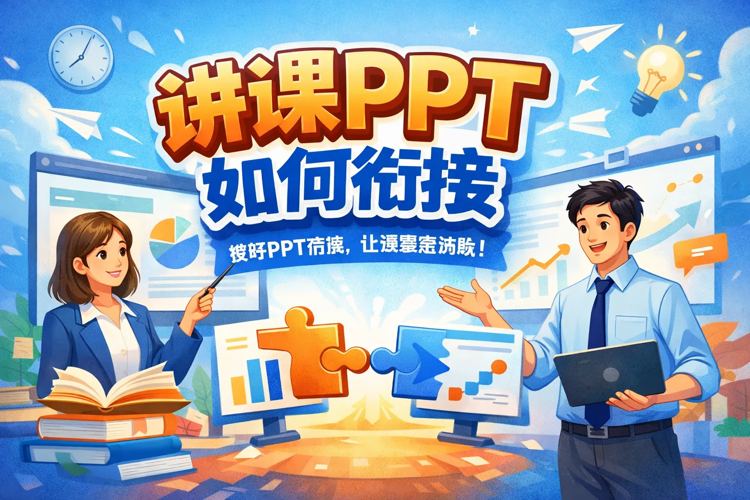 讲课ppt如何衔接