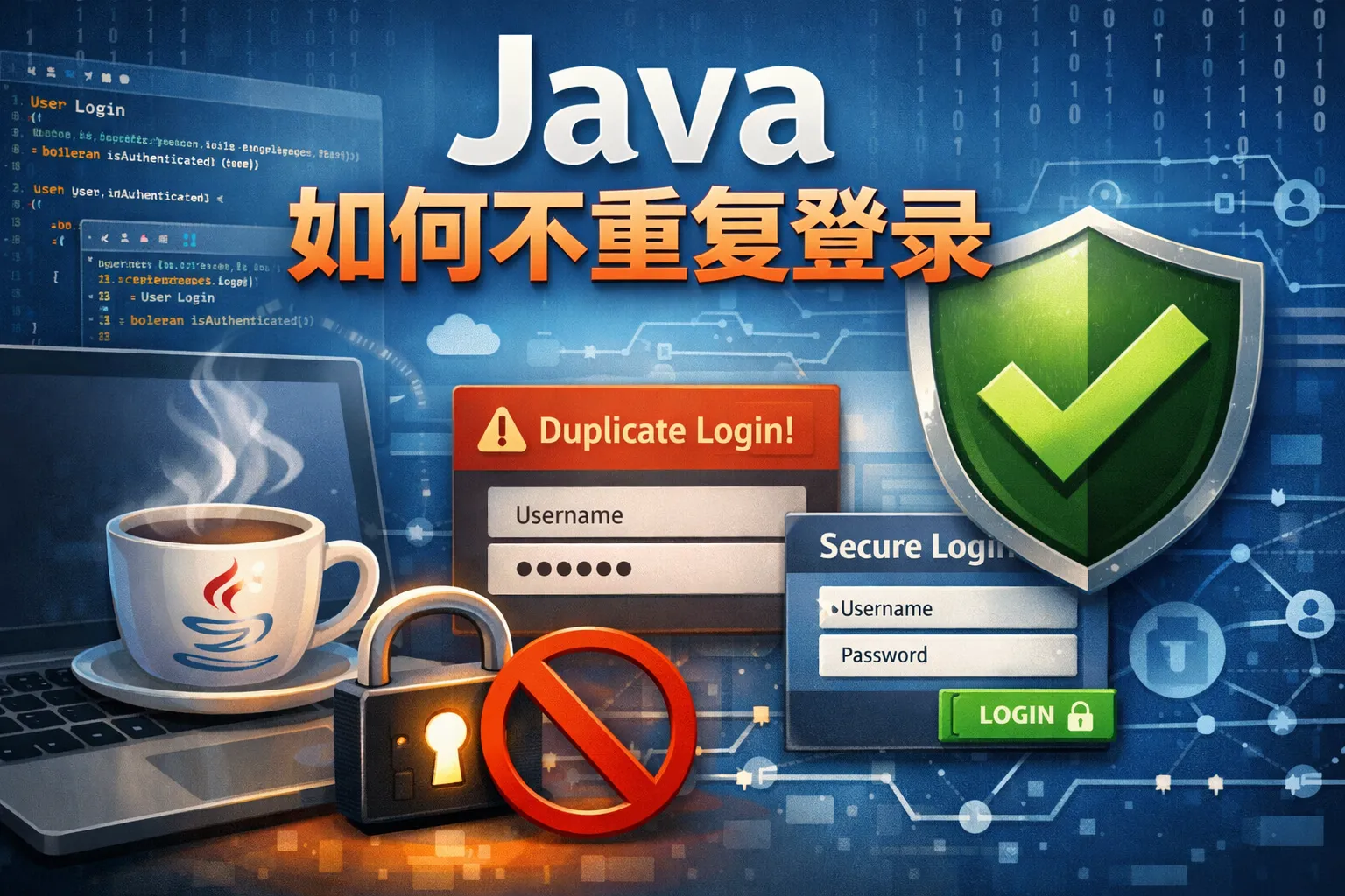 java如何不重复登录