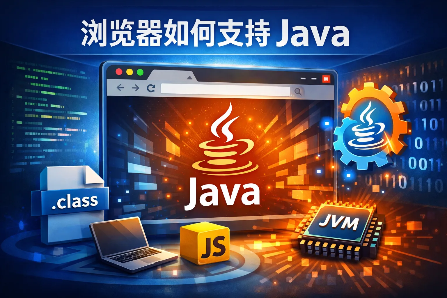 浏览器如何支持java