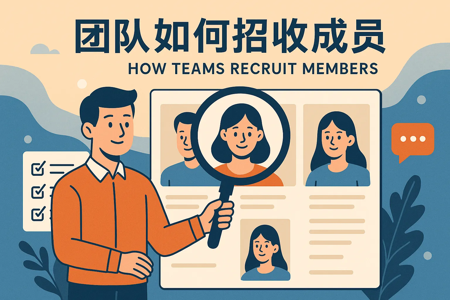 团队如何招收成员