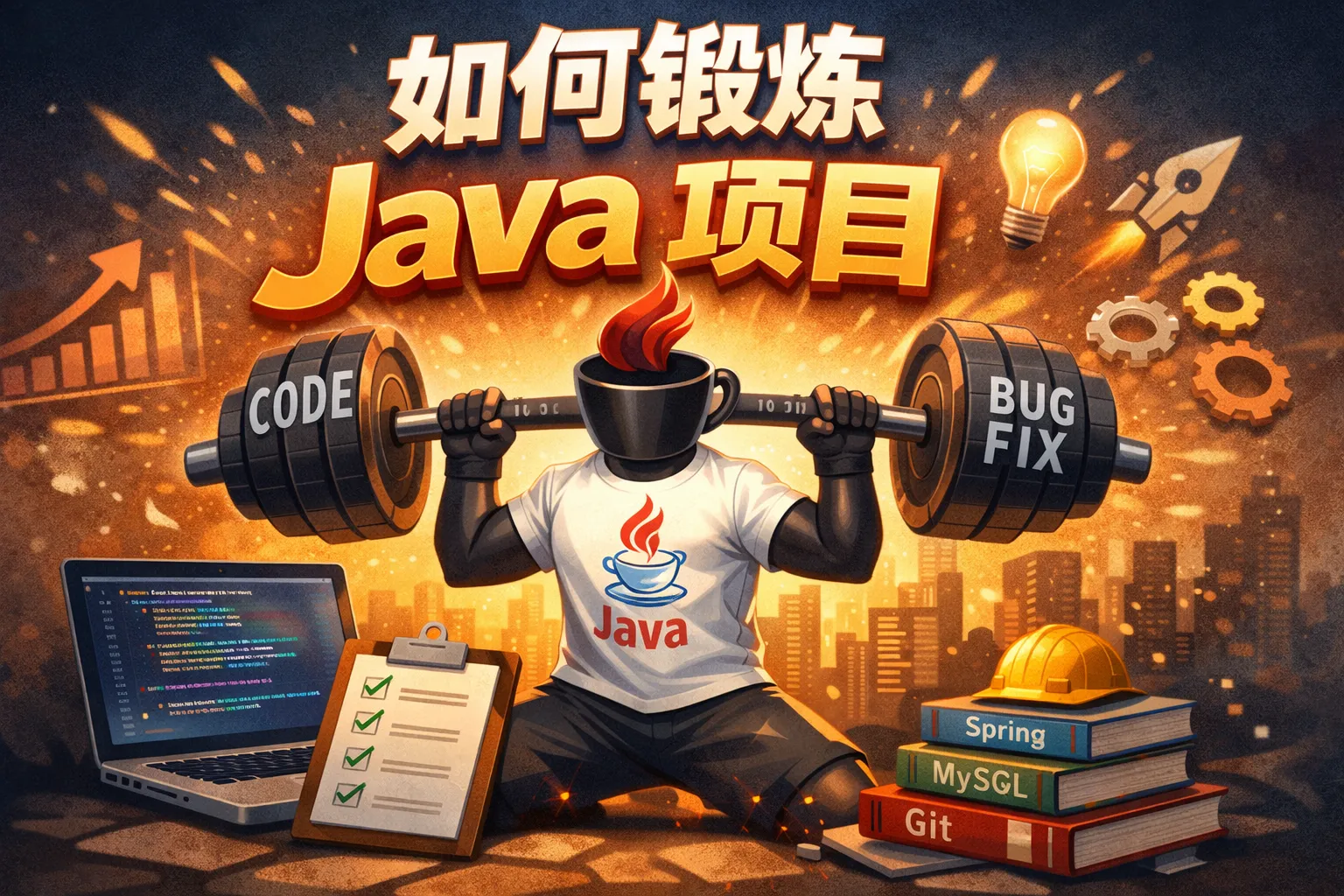 如何锻炼java项目