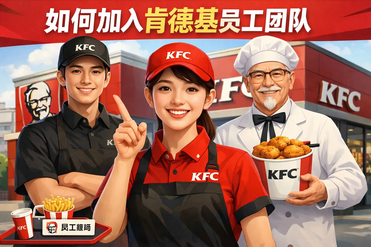 如何加入肯德基员工团队