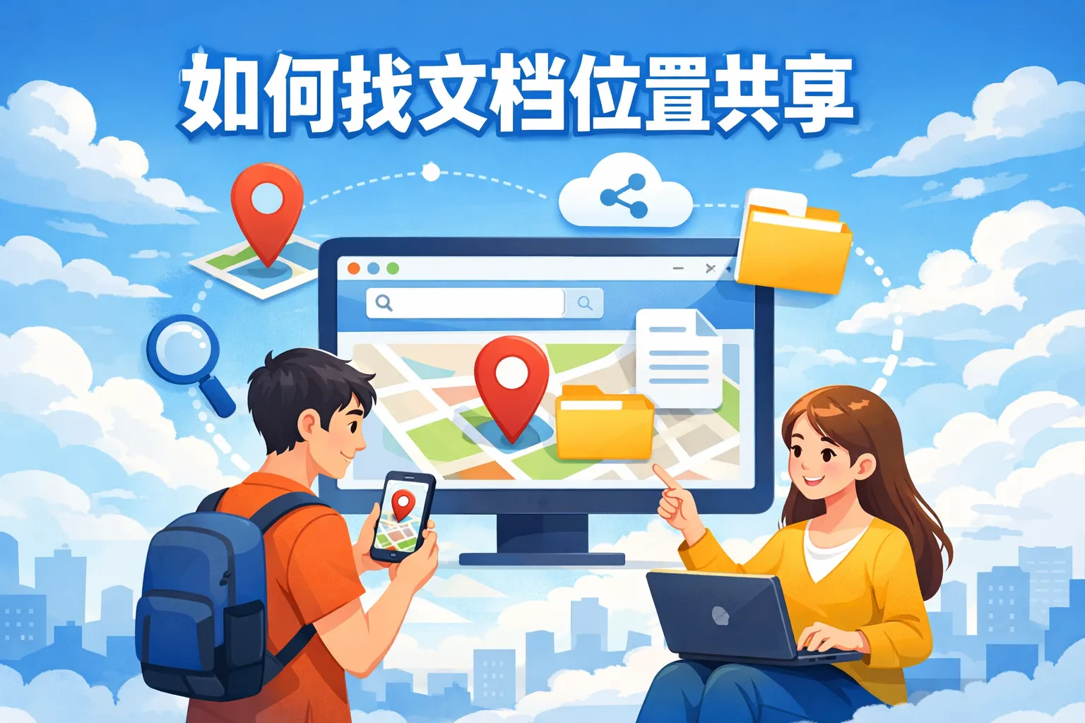 如何找文档位置共享