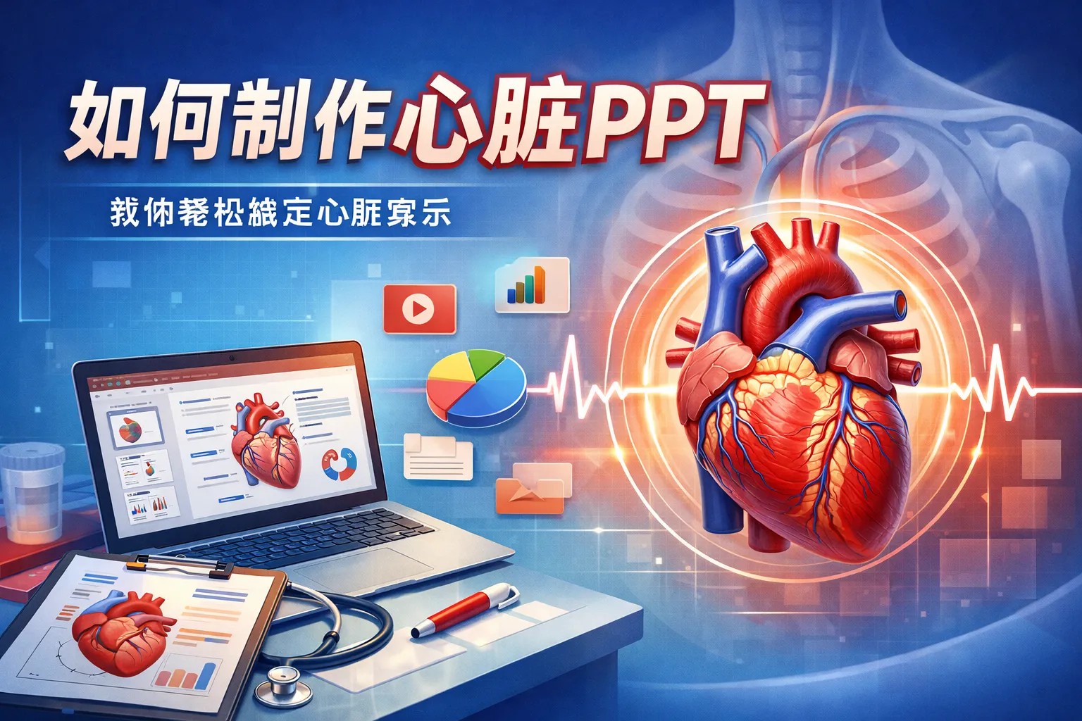 如何制作心脏ppt