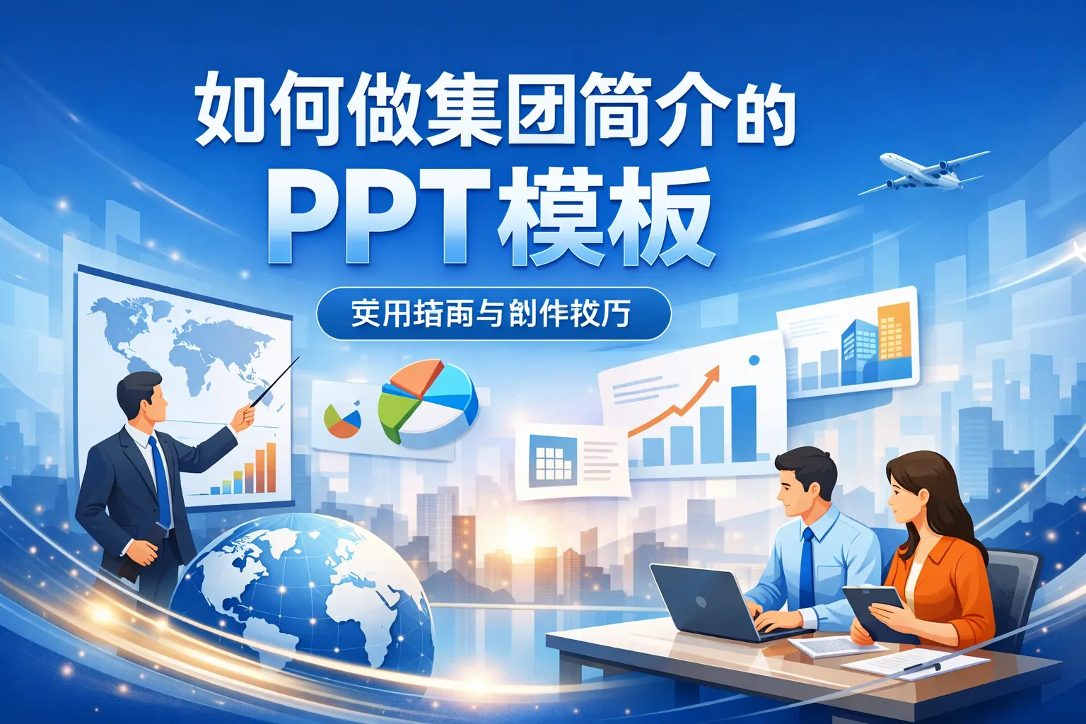 如何做集团简介的ppt模板