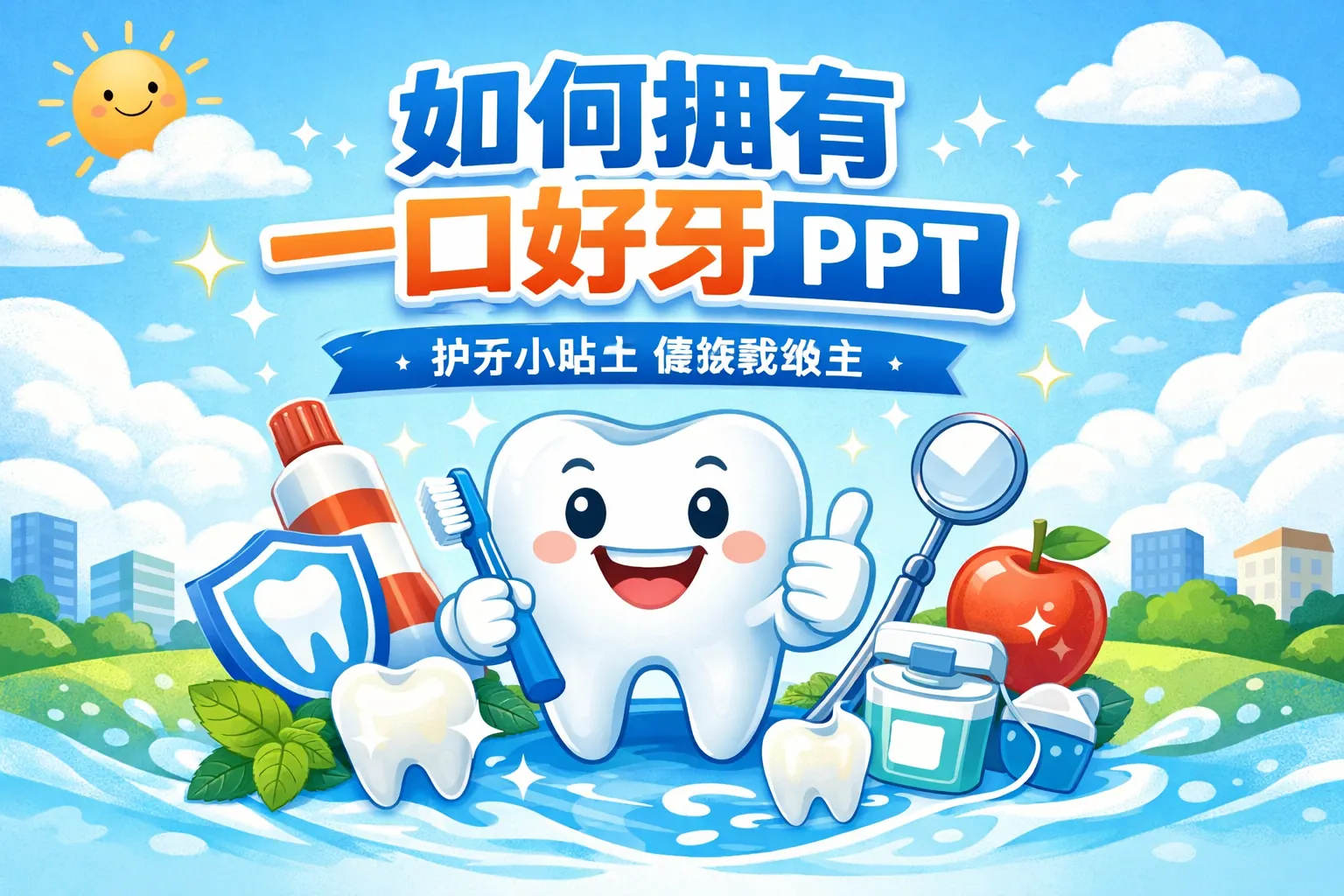 如何拥有一口好牙ppt