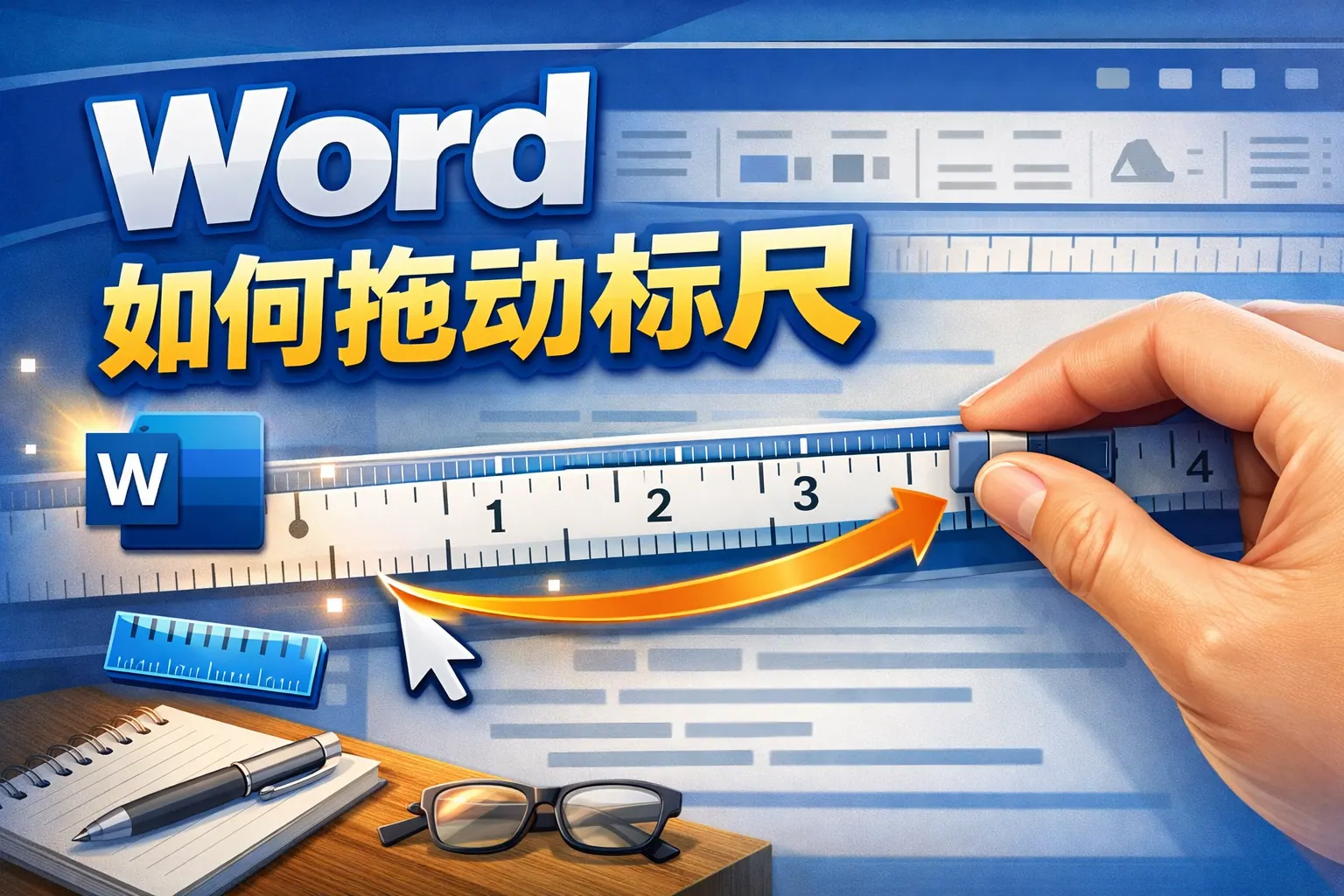 word如何拖动标尺