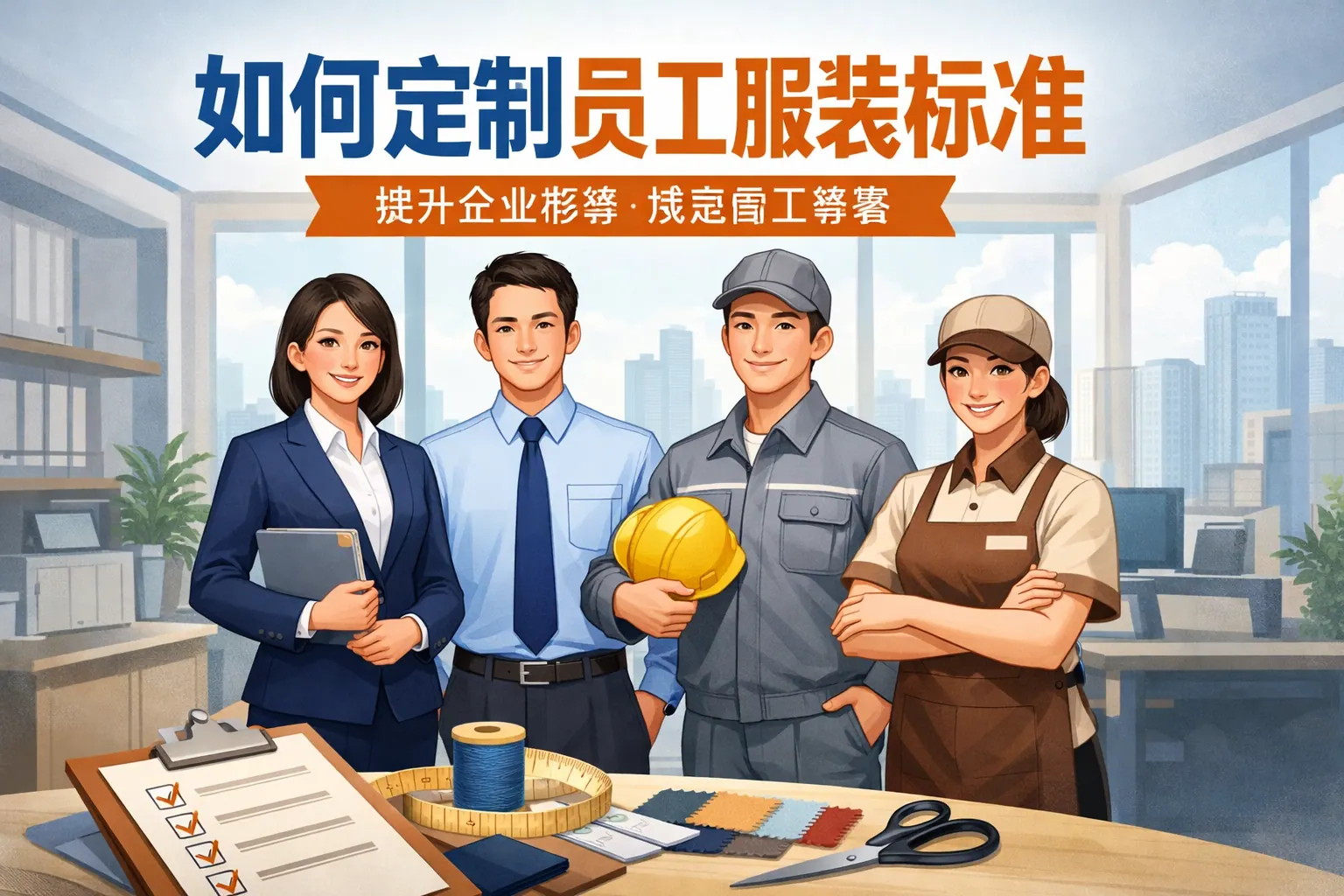 如何定制员工服装标准
