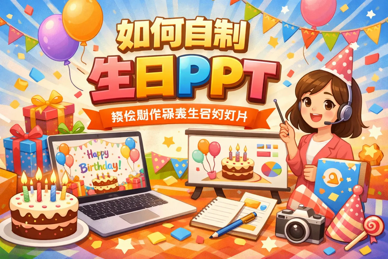 如何自制生日ppt