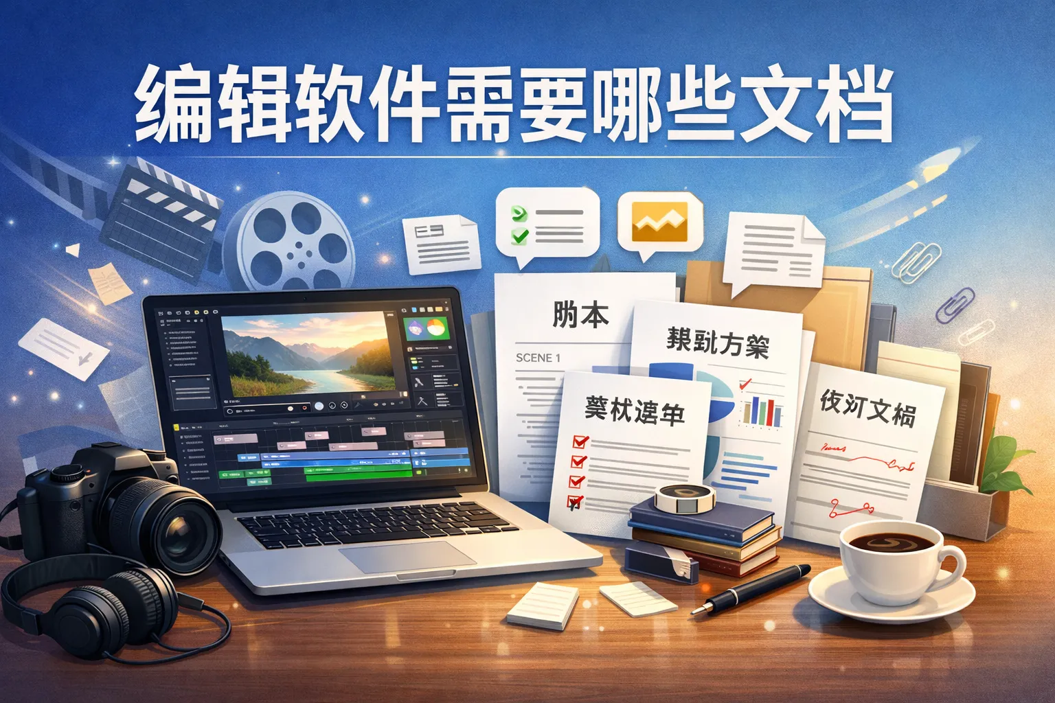 编辑软件需要哪些文档