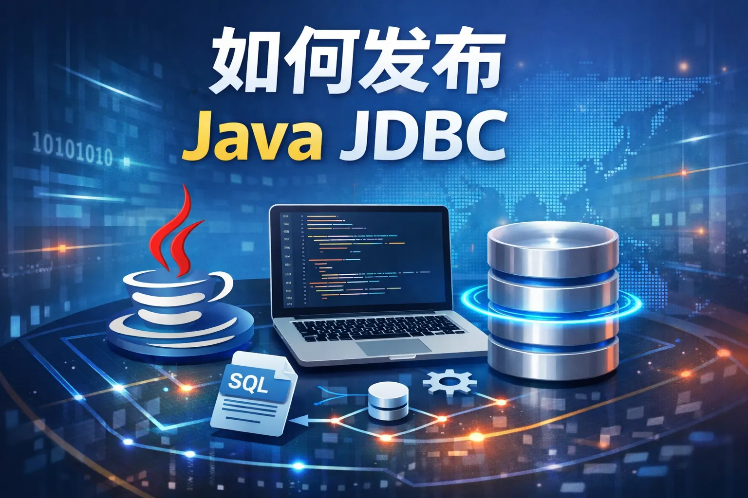 如何发布 java jdbc