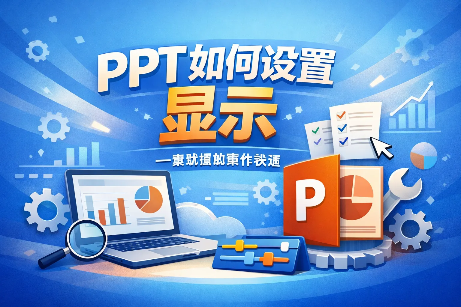 ppt如何设置显示