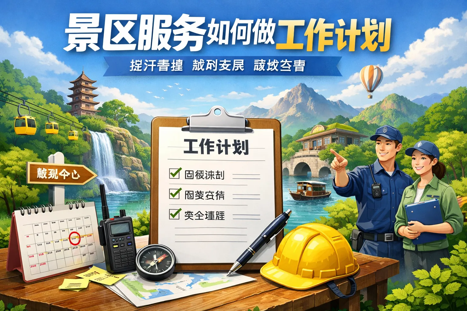 景区服务如何做工作计划