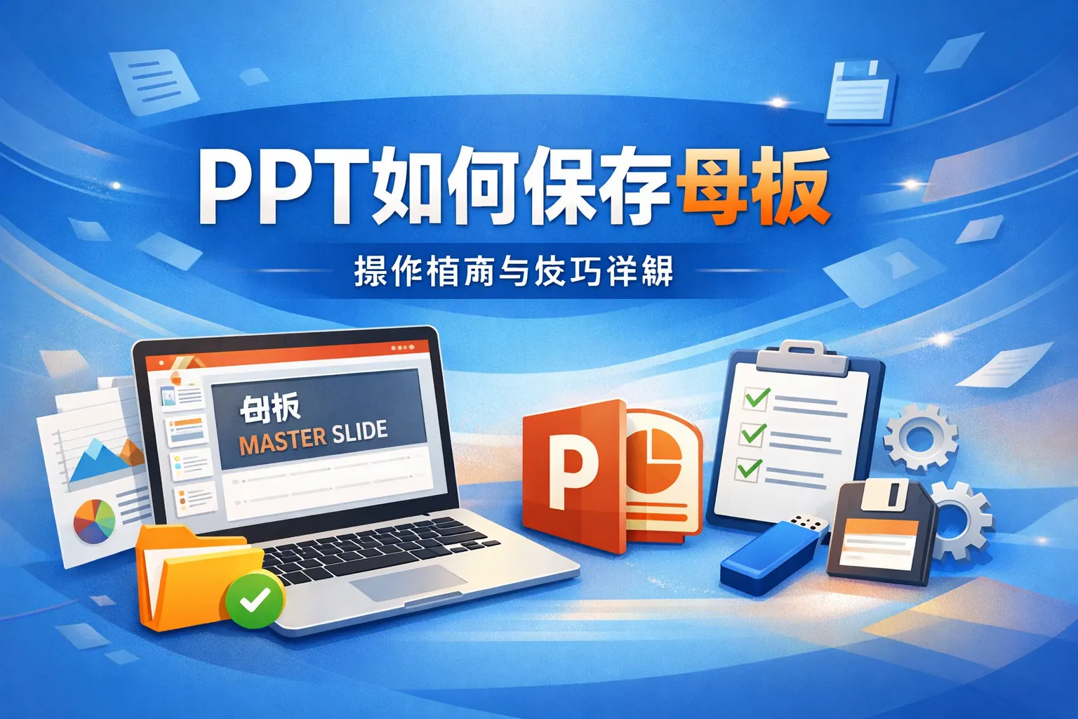 ppt 如何保存母板
