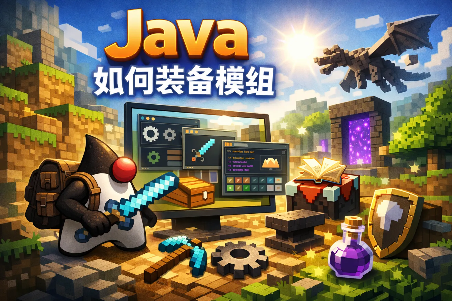 java如何装备模组