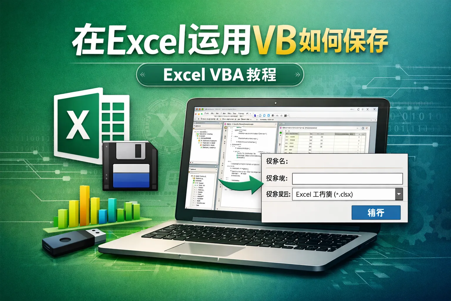 在excel运用vb如何保存