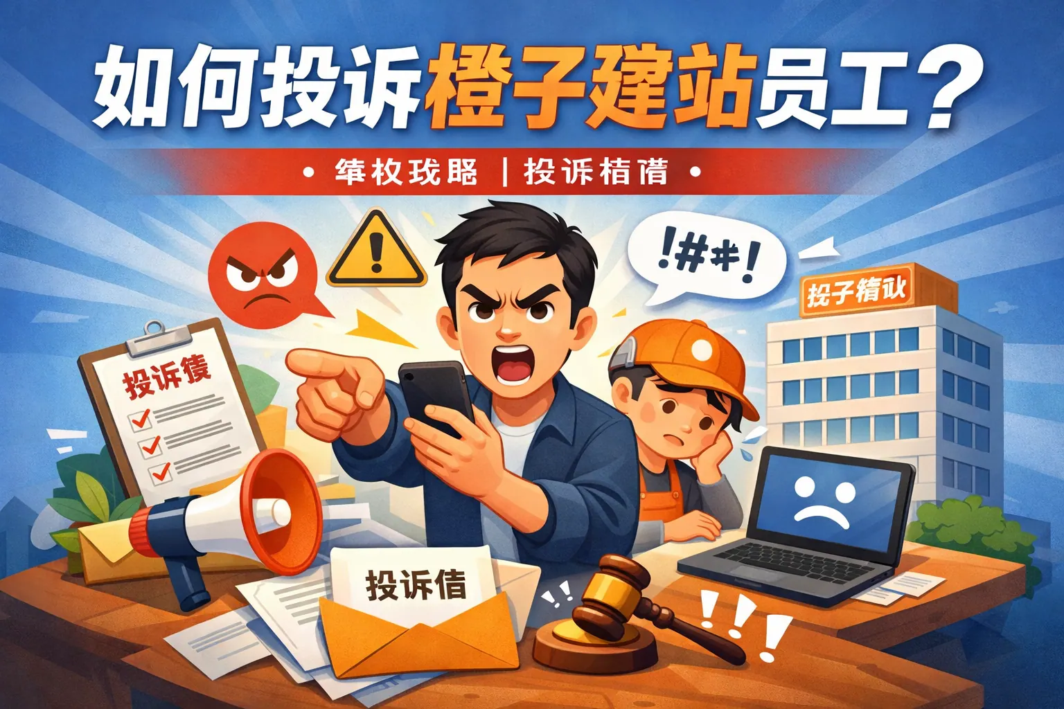 如何投诉橙子建站员工