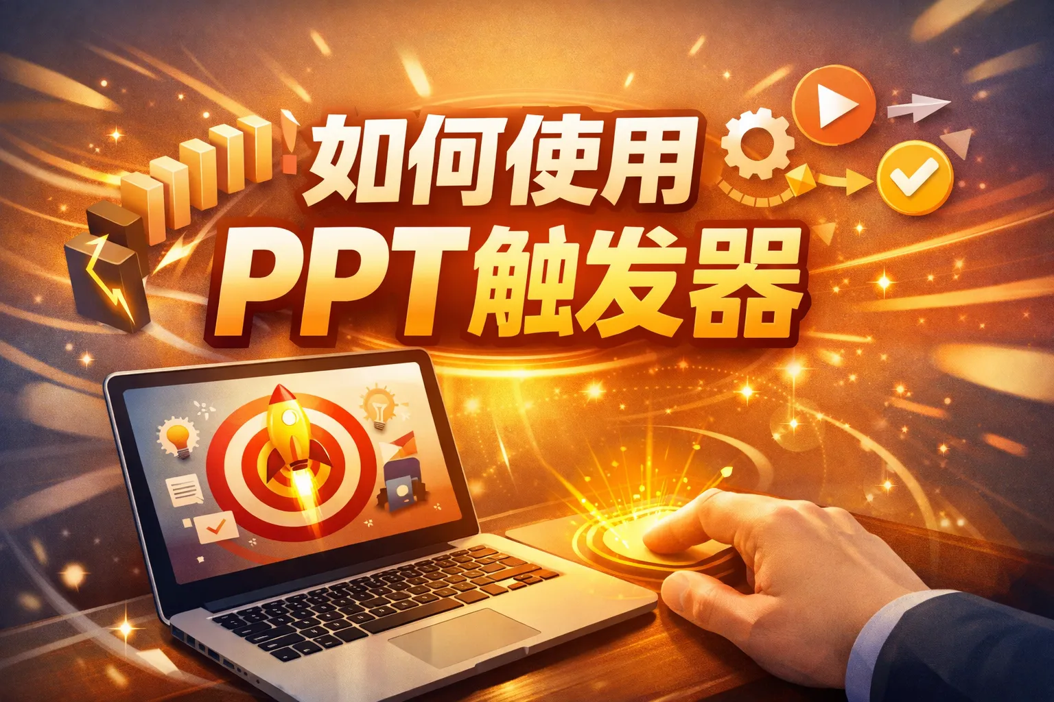 如何使用ppt触发器