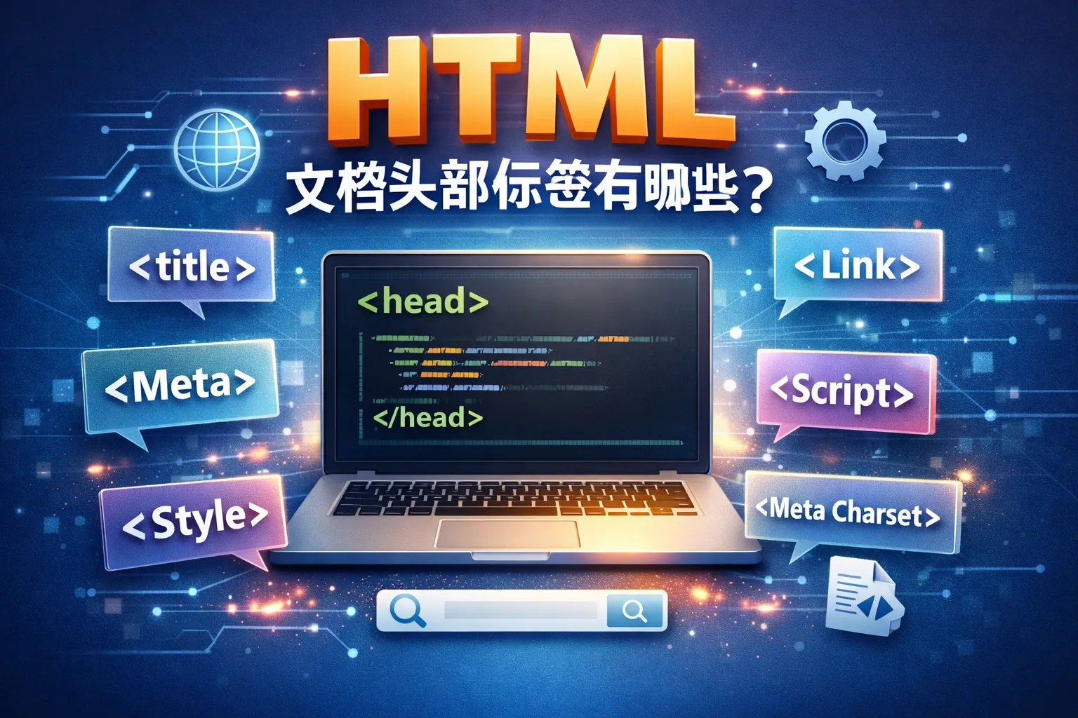 html文档头部标签有哪些