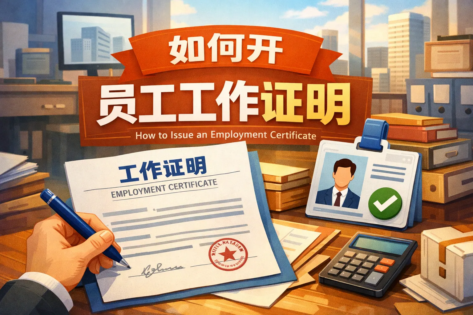 如何开员工工作证明